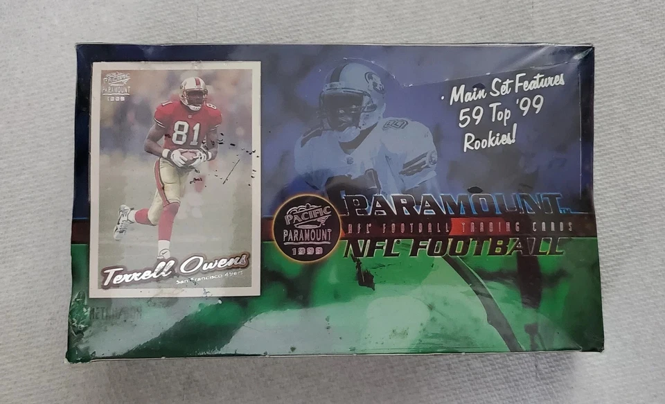 1999 Pacific Paramount Football FACTORY SEALED Retail Box 36 Packs - Image 1 of 1
