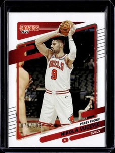 Nikola Vucevic 2021-22 Donruss #155 Press Proof Purple #/199 Chicago Bulls - Picture 1 of 2