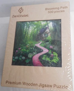 ZenChalet Holzpuzzle - BLOOMING PATH - 500 Teile - Liberty - NEU VERSIEGELT - Bild 1 von 4
