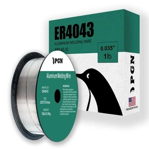 Alambre de soldadura MIG de aluminio PGN - ER4043 0,035 pulgadas - Carrete de 1 libra - Aluminio M... - Imagen 1 de 6