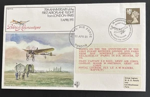 Great Britain FDC RAF 1981 70th Anniv. of 1st Aeroplane Flight From London-Paris - Bild 1 von 5