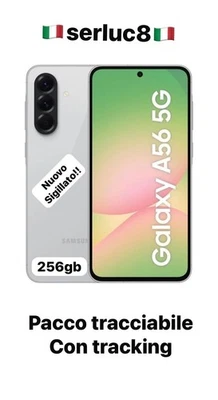 Samsung Galaxy A56 5G SM-A566B/DS Dual SIM 8GB RAM 256GB IP67 Light Grey - Immagine 1 di 3