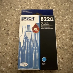 Epson 822XL Cyan Ink Cartridge Wygaśnięcie 2/2027 - Zdjęcie 1 z 2