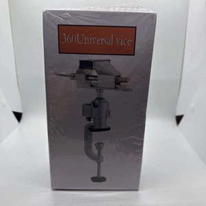 BENCH VISE SWIVEL TABLETOP CLAMP VICE TILTS ROTATES 360° UNIVERSAL WORK HOBBY - Picture 1 of 5