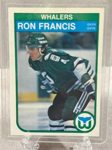 1982-83 O-Pee-Chee Ron Francis Rookie Hartford Whalers #123 - Picture 1 of 1