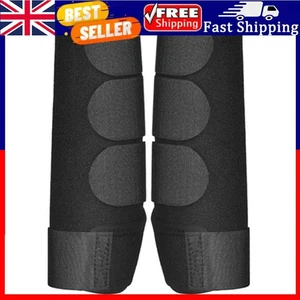 2x Horse Boots Shock Absorbing Horse Leg Wraps Horse Leg Protectors(Front Leg M) - Picture 1 of 9