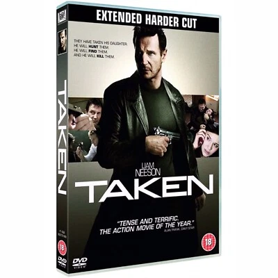 Taken (DVD, 2008) Extended Harder Cut, Liam Neeson, Free UK Post, New & Sealed - Image 1 of 3
