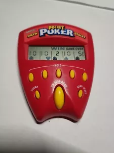 Radica Pocket Poker Draw Deuces Electronic Handheld Game Vintage 1999 TESTED - Picture 1 of 3
