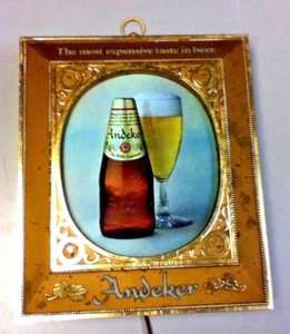 Pabst Bier Schild Vintage Wand Leuchtkasten Grafik beleuchtet Flasche Glas Andeker MF6 - Bild 1 von 12