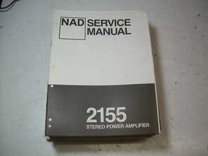 MANUAL DE SERVICIO NAD 2155 original - Imagen 1 de 1