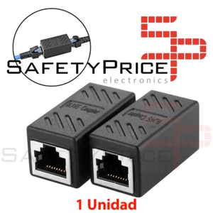 1x Adaptador Conector Empalme RJ45 Hembra a Hembra cat7/6/5e 8p8c A-40 - Imagen 1 de 4