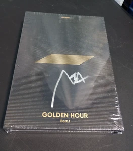 Ateez San signiert Golden Hour Teil 1 10. Mini Album schwarz - Bild 1 von 2