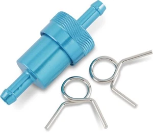 Filtro de combustible de aluminio anodizado azul Emgo 5/16" (14-34431) - Imagen 1 de 1