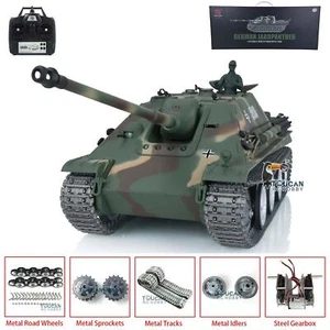 1/16 Henglong 3869 Customized Jagdpanther RTR 7.0 RC Tank Metal Tracks Wheels - Picture 1 of 18