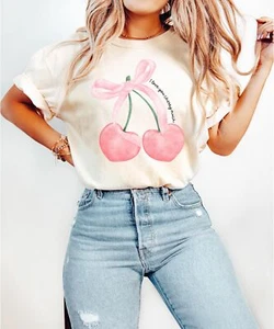 I Love You Cherry Much Shirt Valentine's Day Sweatshirt T-Shirt - Picture 1 of 9