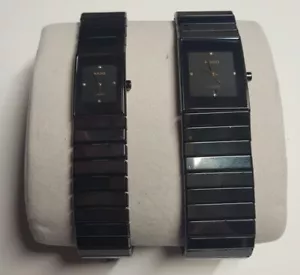 Rado Jubile´ Damen+Herren-Armbanduhr mit echten Diamanten + Keramik-Armbänder - Bild 1 von 9