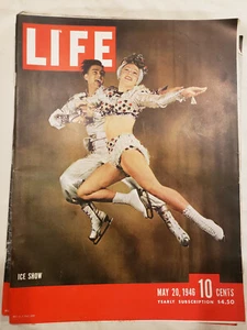 VINTAGE ** LIFE MAGAZINE ** May 20, 1946 - ICE SHOW - Picture 1 of 2
