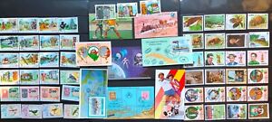Lot of Caribbean Country Year 1982 & 1986 Stamps Used