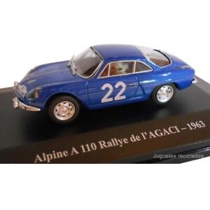 Alpine A110 Rally de L'Agaci 1963 1:43 Eligor Diecast