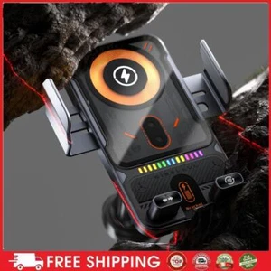 15W Wireless Car Charger Car Phone Holder Auto Clamping Air Vent Car Phone Mount - Photo 1 sur 18