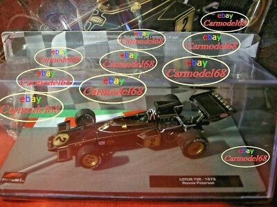 Lotus 72E Ronnie Peterson #2 1973 1:43 + Fas N 142 Formula 1 Auto Collection F1 - Immagine 1 di 3