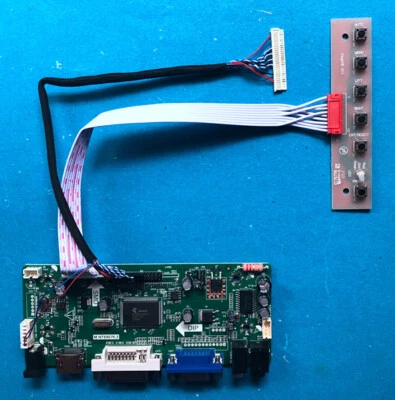 HDMI VGA DVI Audio Driver Board for 12.1" 1366x768 HSD121PHW1-A00 -A01 -A03 B00 - Image 1 of 4