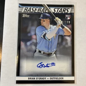 2020 Topps Update Baseball Stars Autographs Black Brian O'Grady #ed/199 - Picture 1 of 6