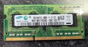 Samsung DDR3-Arbeitsspeicher 2 GB SO-DIMM 1600 MHz PC3-12800 (M471B5773CHS-CK0) - Bild 1 von 1