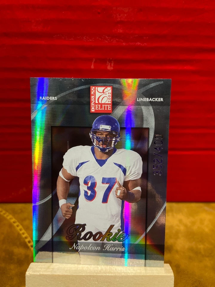 2002 Donruss Elite #188 Napoleon Harris RC /400 Raiders Rookie Card - Image 1 of 1