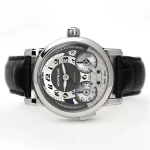 Montblanc Nicolas Rieussec Monopoussoir Chronograph Wristwatch 102337 - Picture 1 of 5