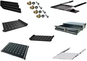 Półka szuflady rackowej, wysuwana półka regałowa półka panel przedni - Zdjęcie 1 z 200