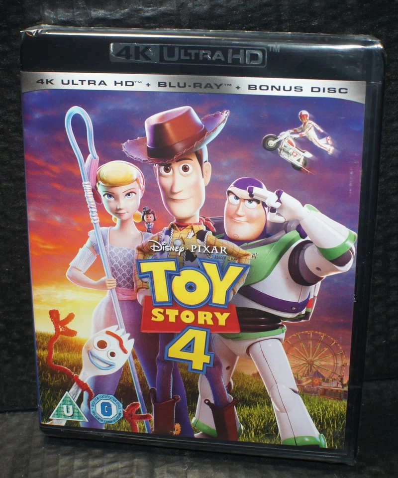 Toy Story 4 4k UHD blu ray Run time 100 min approx Brand new foil P&P Free - Image 1 of 1