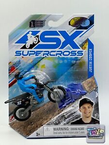 SX Supercross Justin Cooper #32 True Metal  1:24 Scale Die-Cast Motorcycle