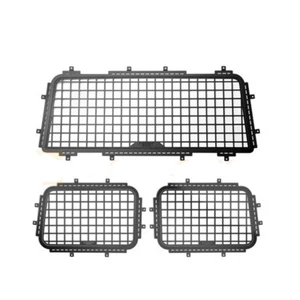 1/6 RC Car Steel Side Rear Window Mesh Net Cover Kit For Axial SCX6 Wrangler - Picture 1 of 14