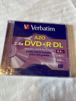 Verbatim DVD+R Double Layer Recordable 2.4x 8.5GB NEW - Image 1 of 2