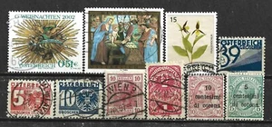 AUSTRIA, 10 VARIOUS, MIXED - Picture 1 of 1