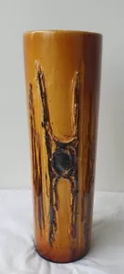 🔶️BRUTALIST AUSTRALIAN MID CENTURY ELLIS GUNDA GUNDE MCM STUDIO POTTERY VASE - Bild 1 von 11