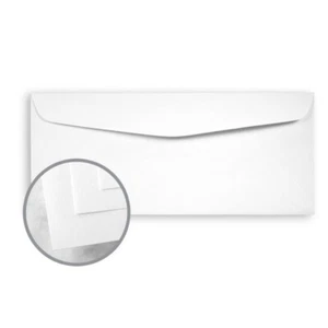 Busta Neenah Paper Classic Crest #10 - tradizionale, bianco solare, scatola da 500 - Foto 1 di 1