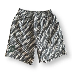 Pantaloncini Peloton uomo S grigio stampa atletica foderati elasticizzati 7" con coulisse nuovi senza etichette - Foto 1 di 11