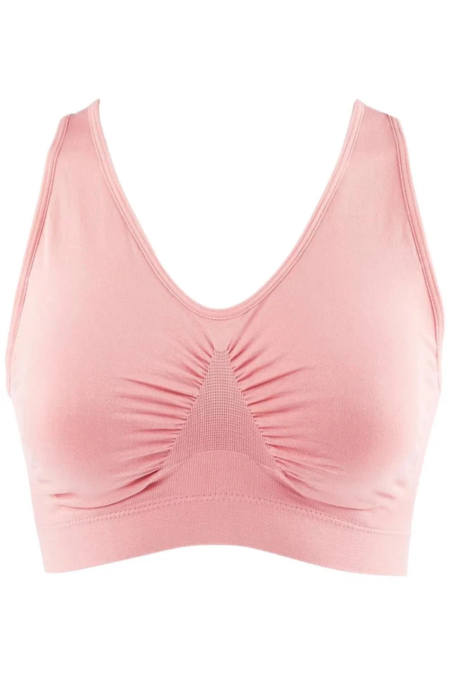 Sujetador Rhonda Shear para mujer Best of Ahh clásico rosa polvoriento Foto 1 de 1