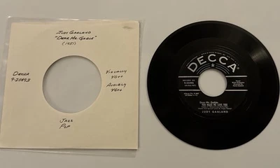 VG++ 45 об/мин Джуди Гарленд / Dear Me Gable 1951 / Decca / 9-25493 джаз/поп - Изображение 1 из 3
