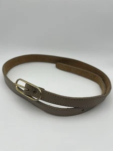 Echtleder Damen Gürtel taupe 28" Länge Größe Small - Bild 1 von 5