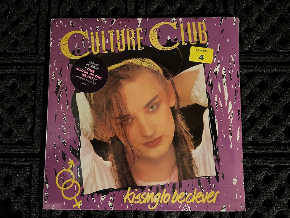 CULTURE CLUB – KISSING TO BE CLEVER - VINYL LP BLACK 1982 VIRGIN - VG - A5