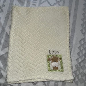 Snugly Baby Cream Baby Giraffe Blanket Lovey HTF Soft 30”x37” - Picture 1 of 10