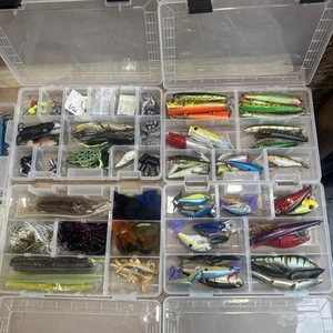 Huge Crankbait Fishing Lure Lot - Picture 1 of 12