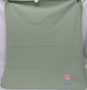 Kidsline Babydecke grün Satinborte - Bild 1 von 4