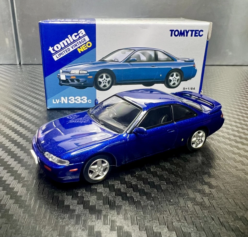 Tomica Limited винтажный N333c 1:64 Nissan Sivila S14 синий металлик K's продавец из США - Изображение 1 из 3
