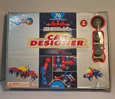 ZOOB Car Designer Building Kit 76 Piece With Instructions  - Image 1 of 4