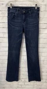 Kut From The Kloth Size 4S Baby Bootcut Dark Blue Jeans Stretch - Picture 1 of 9