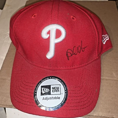 RAUL IBANEZ PHILADELPHIA PHILLIES AUTHENTIC SIGNED NEW ERA ADJUSTABLE HAT - Image 1 of 4